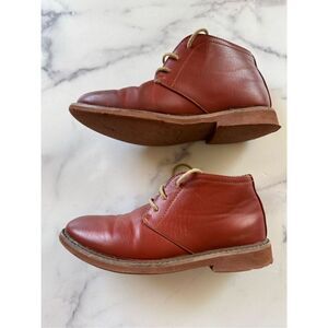 Deer Stags Ballard boys size 1 brown dress shoe ankle boot chukka